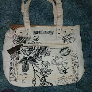 True Religion canvas bag